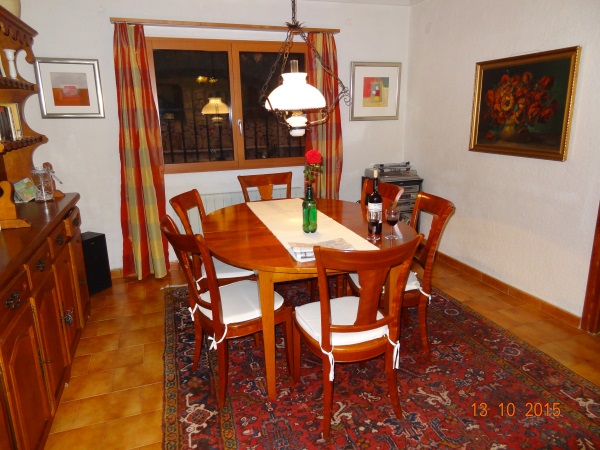 4 1/2 Zimmer Ferienhaus in Javea an der Costa Blanca Esstisch